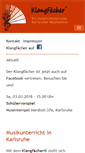 Mobile Screenshot of klangfaecher.de